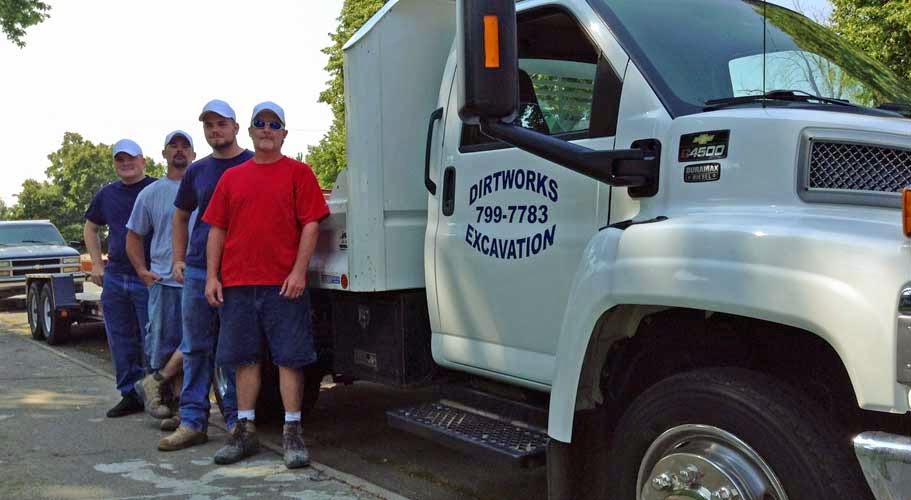 Dirtworks Excavation a work